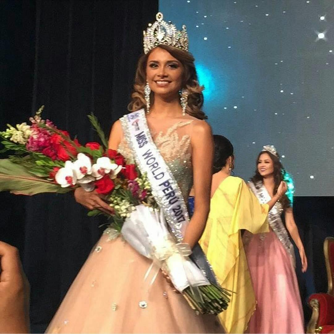 Cynthia Pamela Sánchez Silva Crowned Miss World Peru 2017 Photo Credit